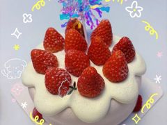 树莓拿铁鲜蛋糕-花花卷卷·鲜食蛋糕(静安久光百货店)