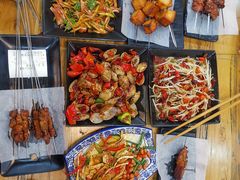 -长青菠菜面·烧烤