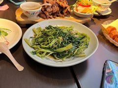 马拉盏炒通菜-大头虾越式风味餐厅(光明广场店)
