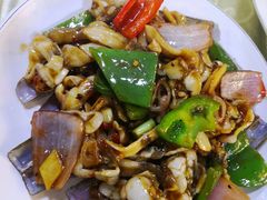 鼓椒咸菜炒蟶子蝗-老字号蛇口德记烧腊饭店·海鲜加工
