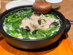 菌菇鱼汤豆苗-宁波柏悦酒店·钱湖渔港