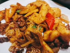 馕丁炒肉-新疆巴州金丝特餐厅(大钟寺店)