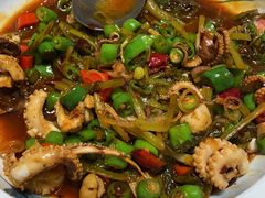 雪菜炒八爪鱼-梦都海鲜酒家(万达广场江桥店)