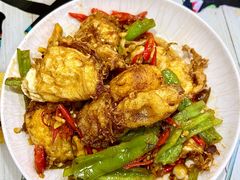虎皮尖椒荷包蛋-文杰餐馆(南洪时尚风情街店)