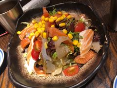 海鲜沙拉-桂马·日本料理·海胆·海鲜饭·酒场(民主广场店)