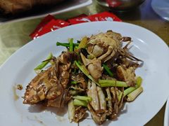 姜葱炒蟹-考记泥焗鸡农庄·海鲜(北洛秘境店)