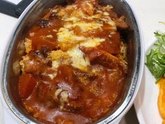 茄汁焗鸡扒饭-锦园春香港茶餐厅(西海湾旗舰店)
