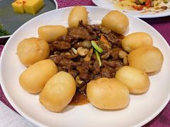 脆皮鲜奶拼蚝油牛肉-和记小菜(大宁店)