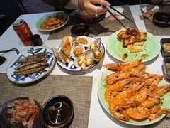 柠檬汁煎明虾-渔荷食町·铁板烧料理(崂山万象汇店)