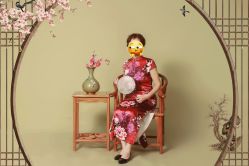 -时光纪亲子全家福照相馆(静安店母女写真父母纪念照)