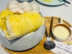 榴莲山竹雪花冰-必点海鲜·海肠捞饭大王(滨江道店)