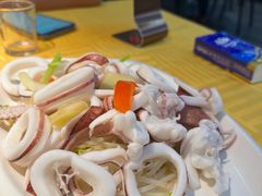 白灼鲜鱿-惠来·海鲜砂锅潮宴鱼仔(江夏店)