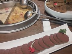 滑嫩鸭血-快乐小羊·内蒙牛羊肉火锅(流花中心店)