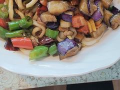 茄子肉丁鸡蛋拌面-文三里屯面馆(三里屯店)
