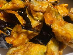 风味茄子-华盛园卷子王农家菜水库鱼