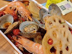 捞汁小海鲜-华府九号海鲜烧烤大排档(龙域店)
