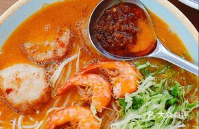 Traditional Penang Soup Shrimp Noodles