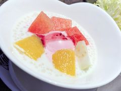 椰子冰淇淋什果西米露-甜心航空主题餐厅(清远万达广场店)
