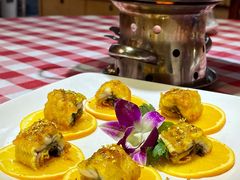 橙黄桂花鳝球-龙桥私厨·姜花菊花过桥鱼·顺德菜(容桂店)