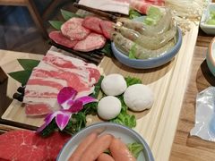 -明洞阿姨·韩式酱蟹烤肉·创意料理(三元桥店)