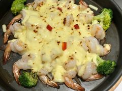 堂烹蒜蓉芝士虾-雀蓝川菜(奥体广场店)