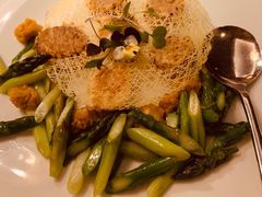 芦笋野菌煎元贝-上海苏宁宝丽嘉酒店·嘉府壹号中餐厅