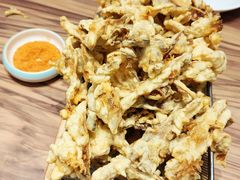 软炸鲜蘑-九转小磨·非遗东北菜(群力店)