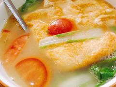 番茄煎蛋汤-盐与味葱葱鲫鱼•自贡菜江湖菜(春熙店)