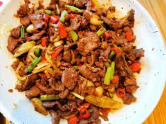 28秒爆炒黄牛肉-望湘园·湖南菜(宏伊店)
