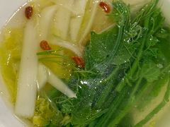 清汤瑶柱浸双蔬-烤肉季饭庄