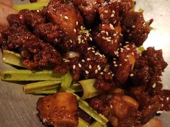 蒜香蜜汁排骨-绿茶餐厅(布吉万象汇店)