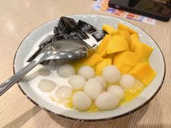 芒果凉粉小丸子-佰搭果·广式茶餐厅(石牌东路店)