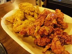 甜辣无骨炸鸡-包装马车·韩国料理·포장마차