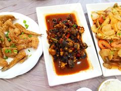 海鲜炒年糕-金海湾海鲜排档(朱家尖店)