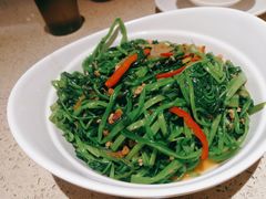 泰式虾头油炒通菜-满得意茶餐厅·顺德家常菜·港式经典(大良店)