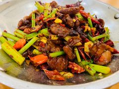 干锅肥肠-老游独一佳湘菜馆(高新四路店)