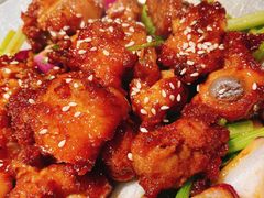 蒜香蜜汁排骨-绿茶餐厅(西单老佛爷店)