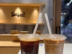 繁星桂花燕麦拿铁-Seesaw Coffee(西岸凤巢店)
