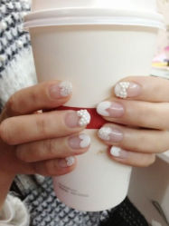 爱心白法——小张美甲师-娃娃美甲wawa nail salon