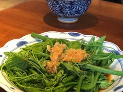 油淋虾皮时蔬-林四喜·闽南传家菜(鼓浪屿店)