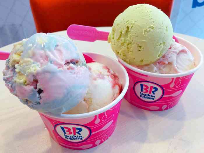 baskin robbins芭斯罗缤冰淇淋(瑞虹坊店)-"下雨天去的,人较少,地方也