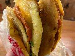 韭菜蛋饼-老客满蛋饼(双塔市集店)