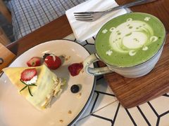 小熊抹茶拿铁-懒鱼时光馆(沙坪坝店)