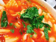 鸡蛋烩麻食-东关吉祥西安腊汁肉夹馍(健德门店)