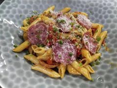 特色沙萨拉米肉肠意面-良木缘咖啡西餐(蜀汉路店)