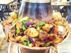 山地鸡锅-蛙麻蛙辣炭火蛙锅(南环大街店)