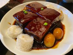 温泉鹌鹑蛋红烧肉-上海苏宁宝丽嘉酒店·嘉府壹号中餐厅
