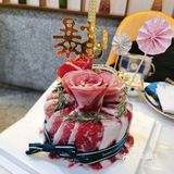 第一次见的蛋糕烤肉！
