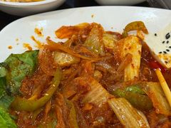 泡菜炒五花肉-釜山豚骨汤饭(芝罘万达广场店)