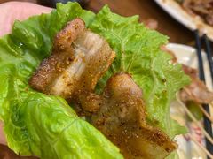 生菜五花肉-庆峰龙虾烧烤(合肥一店)